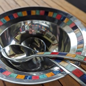 Mikasa Vintage Carnival Salad Bowl Set